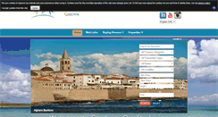 Desktop Screenshot of liveinsardinia.com